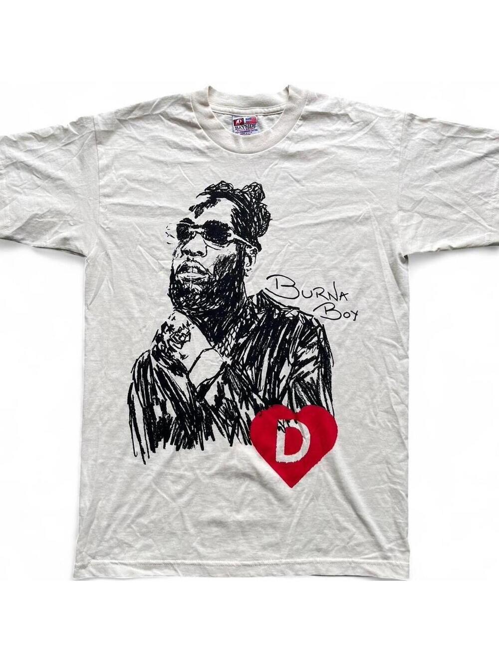 Burna Boy Love, Damini Graphic T-Shirt Size Medium